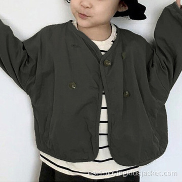 Chaqueta vintage lavada para niños